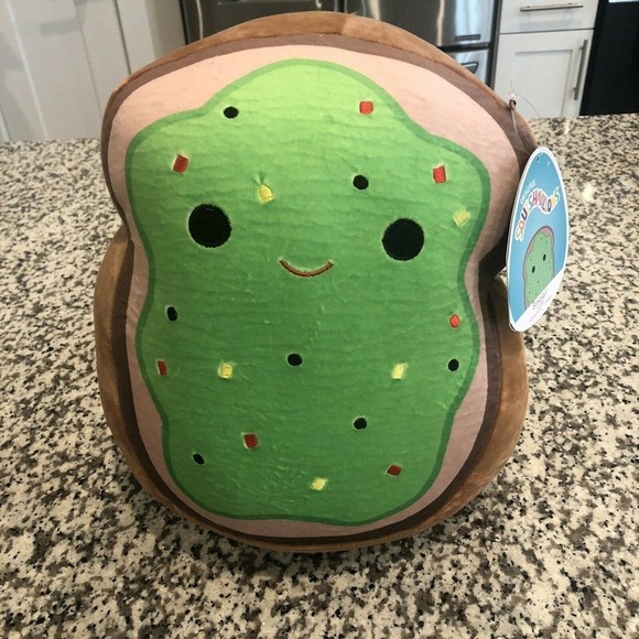 SQUISHMALLOW 12" Food Sinclair the Avocado Toast NEW Collector Favorite - Picture 1 of 6